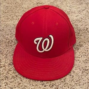 Washington Nationals 7 3/8 Authentic On Field Cap